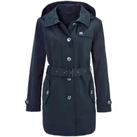 GOLDNER Kurzmantel im Trenchcoat-Stil in marine | Gr.: 42