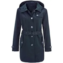 GOLDNER Kurzmantel im Trenchcoat-Stil in marine | Gr.: 42