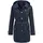 GOLDNER Kurzmantel im Trenchcoat-Stil in marine | Gr.: 42