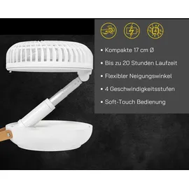 Gutfels Venti 3030 R 17 cm Tischventilator Weiß