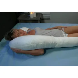 Media Shop »Dreamolino SwanPillow XL ergonomisches Ganzkörper-Wohlfühlkissen«, (1 tlg.), weiß