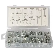Toolland HAS06 Bolzen-Sortiment Stahl verzinkt 240St.