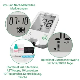 Medisana MediTouch 2 79030 mg/dl