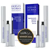 Wimpernserum & Augenbrauenserum Duo Set – Lash Serum & Brow Serum for Growth - Längere Wimpern, Dichtere Augenbrauen, 2-in-1 Pflege für Schnelles Haarwachstum, SICHTBARE ERGEBNISSE in 60 Tagen