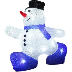 LED Acryl Figur Weihnachten Schneemann M