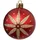 atmosphera createur d ́interieur Weihnachtskugeln, rot Kunststoff, 6x7.2x6 cm Dekoration, Weihnachtsdekoration, Weihnachtsbaumschmuck, Weihnachtskugeln
