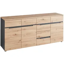 VOLEO Sideboard 180 x 82 x 44 cm Grau