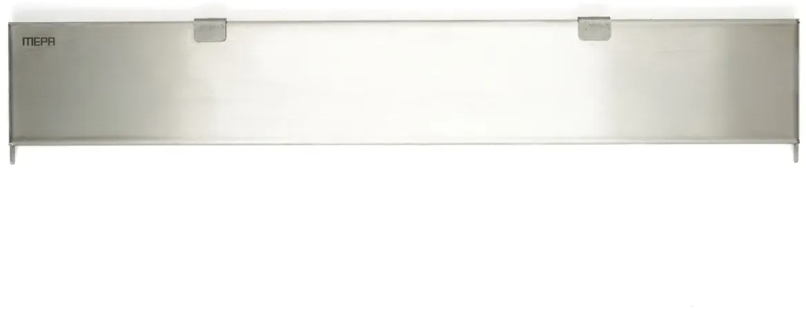 Mepa TersoWALL Abdeckblende, edelstahl, Länge 800 mm, 592001 592001