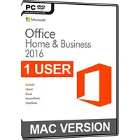Microsoft Office 2016 Home and Business (1 Nutzer) - MAC Version