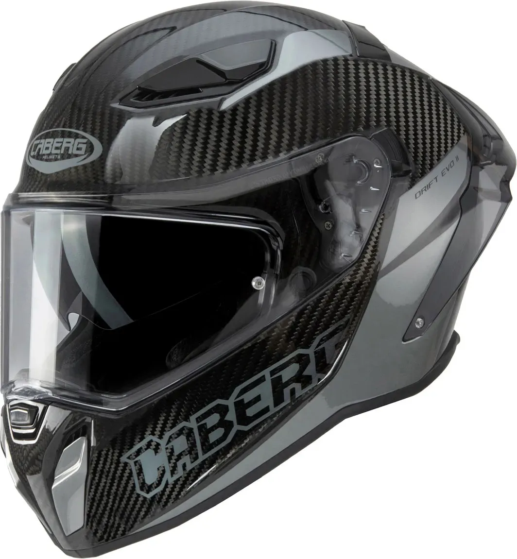 Caberg Drift Evo II Carbon Nova, casque intégral - Noir/Gris - M