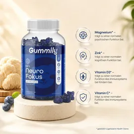 gummily Neuro Fokus Hericium Kapseln 180 g