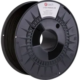 C-Tech (filament) PREMIUM LINE, PETG, dopravní černá, RAL9017
