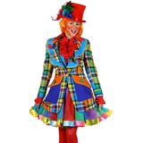 Damen Kostüm Clown Jacke Themajacke Pinky Karneval Fasching Gr. L