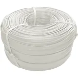 maDDma 10m Keder Ø 3mm x Fahne 7mm Kederband Biese Paspelband Wulstband PVC Farbwahl, Größe:Ø 3mm x Fahne 7mm, Farbe:weiß
