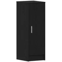 VidaXL Schuhschrank Schwarz Eiche 32x35x92 cm Holzwerkstoff