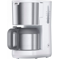 Braun Filterkaffeemaschine KF 1505 WH PurShine – Filterkaffeemaschine – weiß weiß