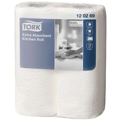 TORK Extra saugfähige Küchenrolle 2 lagig 24 Rollen x 64 Blatt = 1.536 Blatt