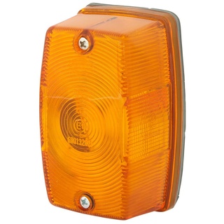 Hella 2BA 002 324-021 Blinkleuchte - 12/24V - Lichtscheibenfarbe: gelb - Stecker: Euroflachstecker - seitlicher Anbau/vorne/rechts - Menge: 1