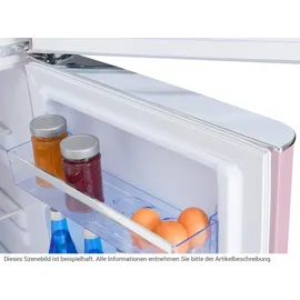 Amica KGC 15636 P Retro-Kühl-Gefrierkombination (206 l, 1440 mm hoch, Rosa)