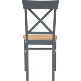 Andas Esszimmerstuhl ANDAS "Tatra TOPSELLER", blau (blaugrau), B:40,5cm H:93cm T:50cm, Massivholz, Stühle, Esszimmerstuhl, Holzstuhl im 2er, 4er oder 6er-Set, Küchenstuhl Landhaus