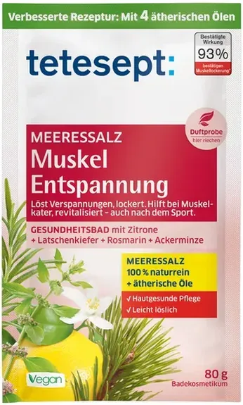 Tetesept Beutel Meersalz Muskel-Vital 80 g