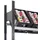 Schulte Lagertechnik Getränkekistenregal 180 x 100 x 30 cm Schwarz/Silber
