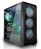 SYSTEMTREFF Basic Gaming PC AMD Ryzen 5 PRO 4650G 6x4.2GHz | AMD RX Vega 7 4K HDMI DX12 | 256GB SSD | 8GB DDR4 RAM | WLAN Desktop Computer Rechner für Gamer, Zocker