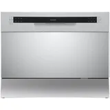 Homex GST6AD-S Tischgeschirrspüler (freistehend, 600 mm, Silber)