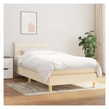 vidaXL Boxspringbett 90 x 200 cm Creme