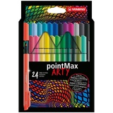 Stabilo pointMax ARTY sortiert, 24er-Set, Etui (488-24-2-20)