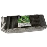Papstar Cocktail-Strohhalme pure schwarz