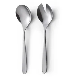 Salatbesteck 2tlg. Edelstahl Silber