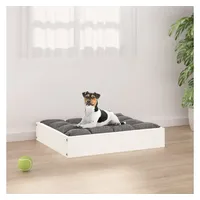 vidaXL Hundebett 51,5 x 44 cm weiß
