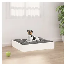 vidaXL Hundebett 51,5 x 44 cm weiß