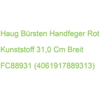 Haug® bürsten Handfeger rot Kunststoff 31,0 cm breit
