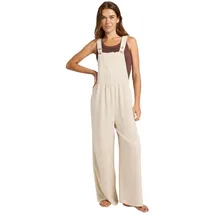 Roxy Jumpsuit "Easy Isle", Damen, Gr. XL, natural, Obermaterial: 85% Viskose, 15% Leinen., Overalls Jumpsuit