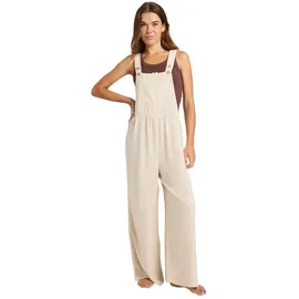 Roxy Jumpsuit "Easy Isle", Damen, Gr. XL, natural, Obermaterial: 85% Viskose, 15% Leinen., Overalls Jumpsuit
