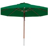 anndora-sonnenschirm Sonnenschirm 4m rund Gartenschirm Marktschirm, wasserabweisende Oberflächen grün