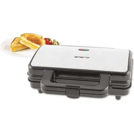 EMERIO Sandwichtoaster 2-Scheiben-Toaster Sandwich-Platten - Schwarz/Silber