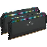 Corsair Dominator Platinum RGB schwarz DIMM Kit 64GB, DDR5-5600, CL40-40-40-77, on-die ECC (CMT64GX5M2X5600C40)