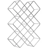 DESIGN DELIGHTS Weinregal 37,5 x 46 x 10 cm Silber