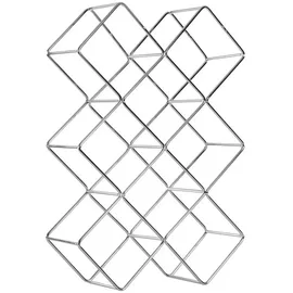 DESIGN DELIGHTS Weinregal 37,5 x 46 x 10 cm Silber