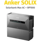 Anker SOLIX Solarbank Max AC Balkonkraftwerk Speicher 7KWh, All-in-One Stromspeicher Plug & Play 0%MwSt - 1xBP7000
