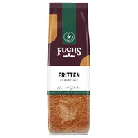 Fuchs Gewürze - Fritten Gewürzsalz im recyclebaren Nachfüllbeutel, Salz zum Würzen von Pommes Frites, Kartoffel-Ecken, Bratkartoffeln - 80 g