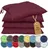 NatureMark Stuhlkissen 40 x 40 cm Bordeauxrot
