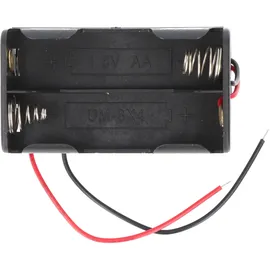 goobay 4x Batteriehalter - lose Kabelenden
