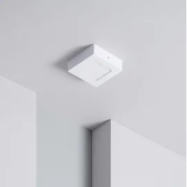 LEDKIA Deckenleuchte 6 Eckig Aluminium