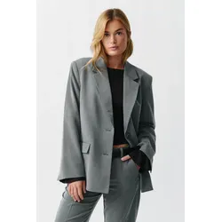 Gina Tricot - Relaxed blazer - Blazer - Grau - 38 - Dame - Grau - 38