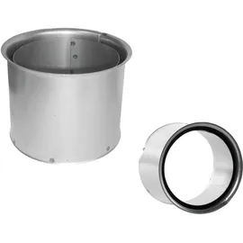 Bertrams Wandfutter doppelt - 150 - silber