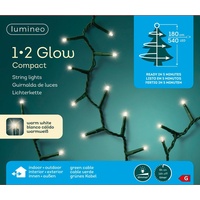 Lumineo LED Lichterkette 1-2 Glow Compact 180 cm 540 Lichter warmweiß